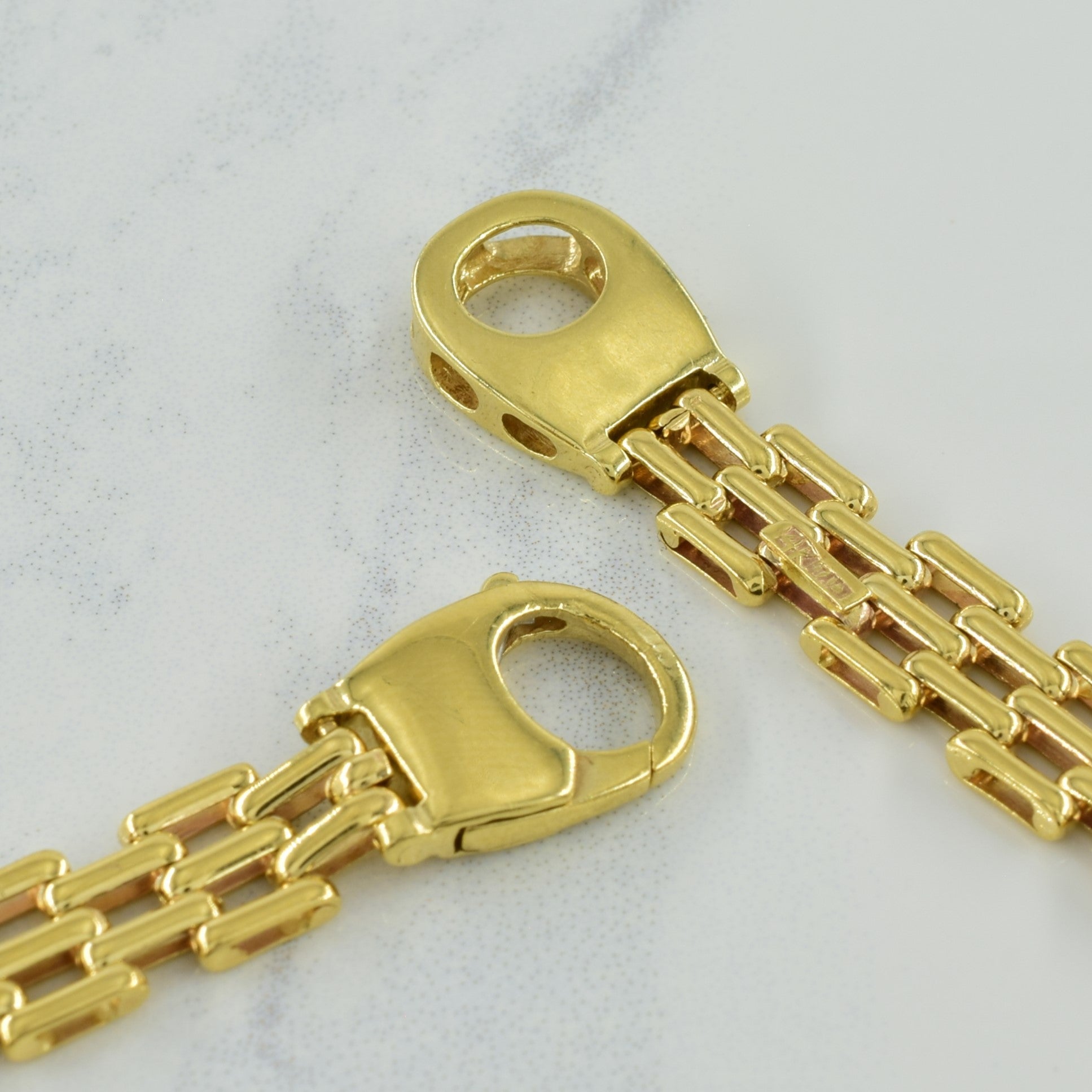 Diamond Panther Chain Link Necklace | 0.50ctw | 15.5" |