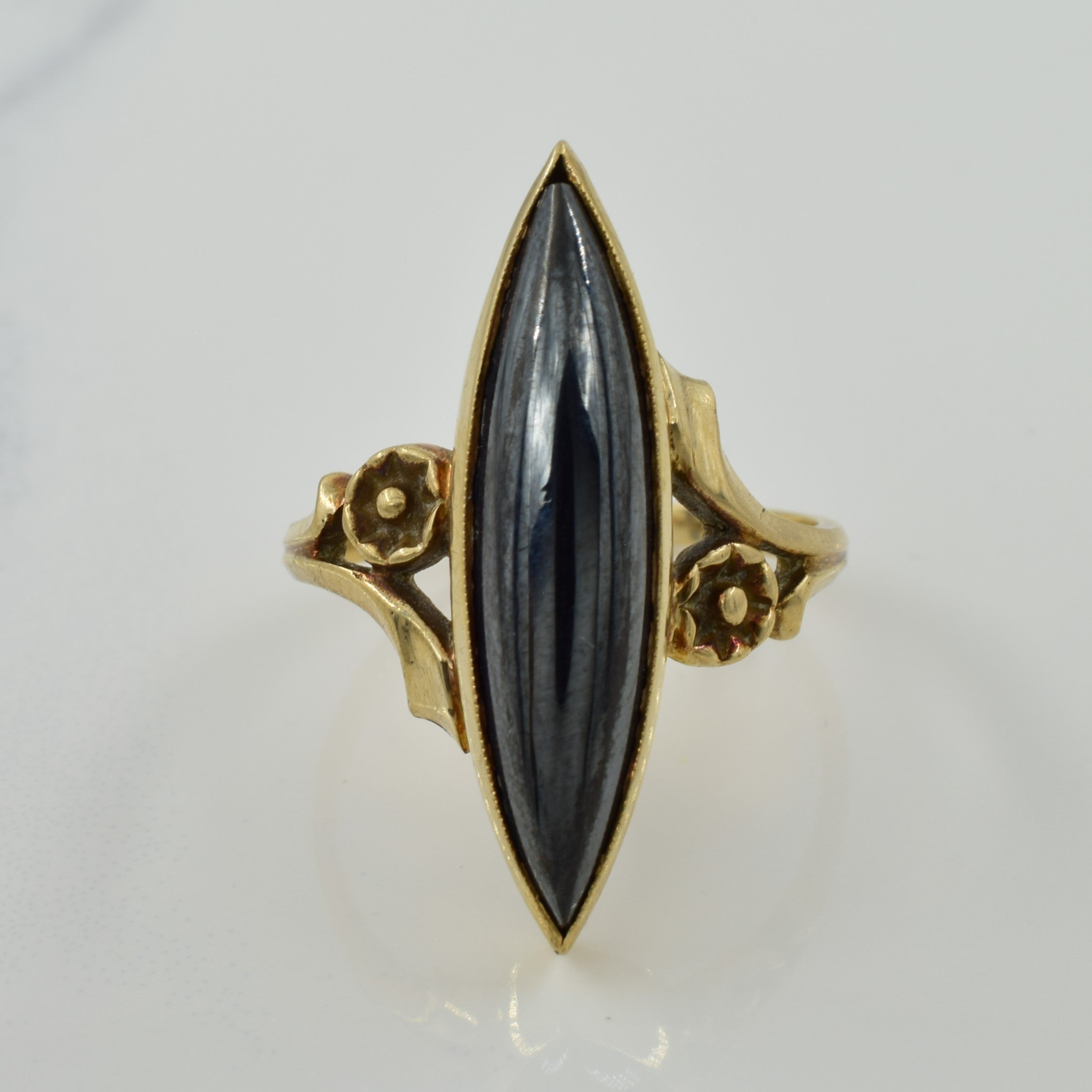 Bypass Hematite Ring | 5.00ct | SZ 6.75 |