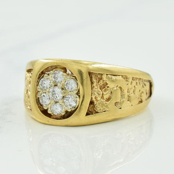 Cluster Diamond Ring | 0.22ctw | SZ 9.5 |