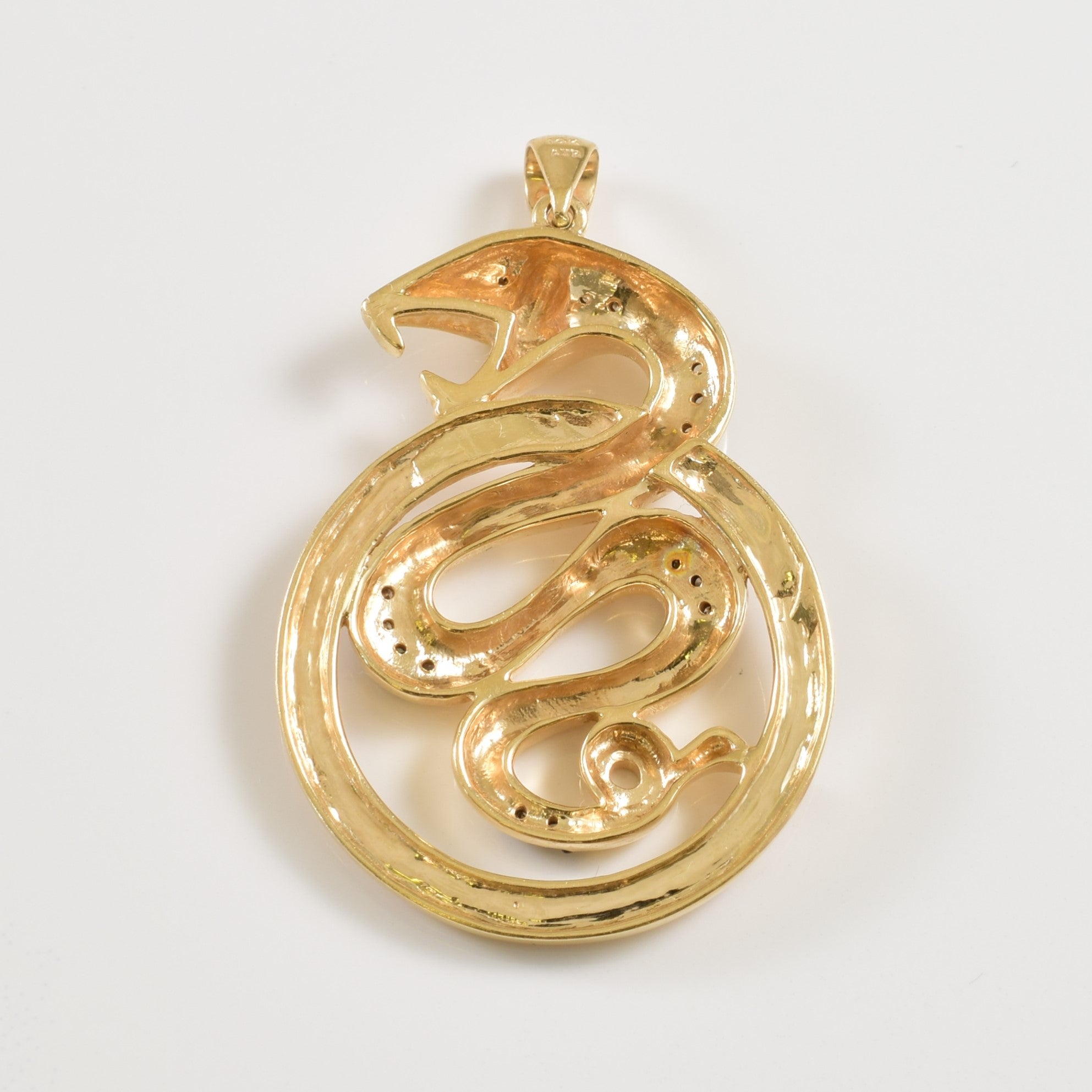 Diamond Snake Pendant | 0.15ctw |