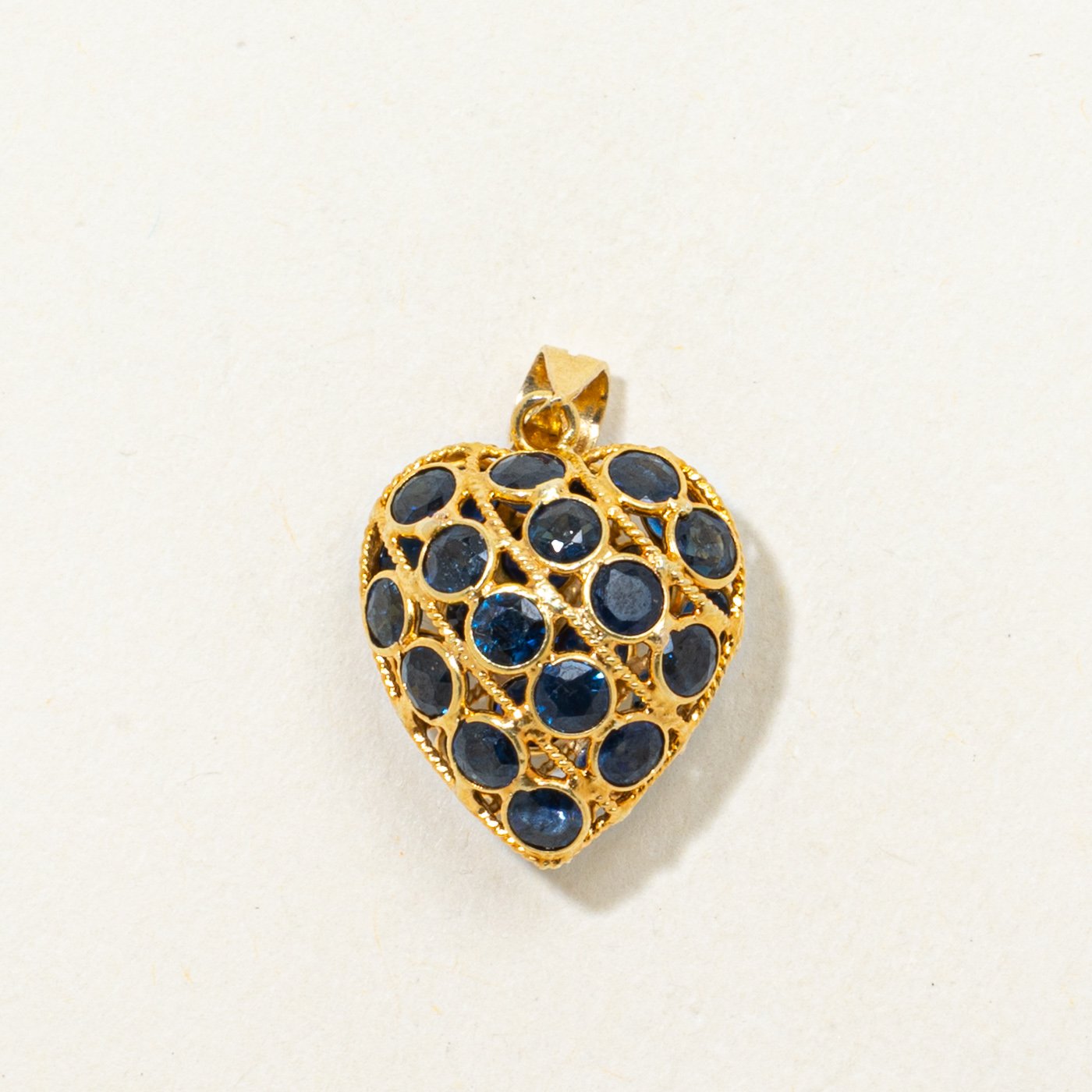 18K Pendants with Sapphire