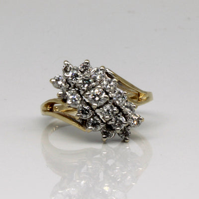 Cluster Diamond Ring | 1.00ctw | SZ 7.75 |