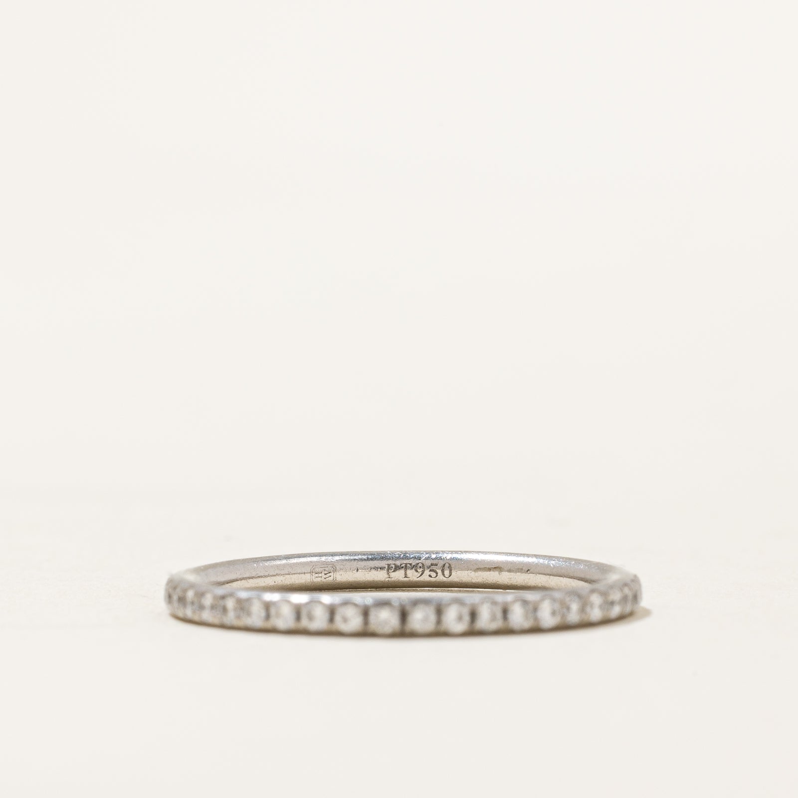 'Harry Winston' Micropave Diamond Eternity Band | 0.22ctw | SZ 3.75 |