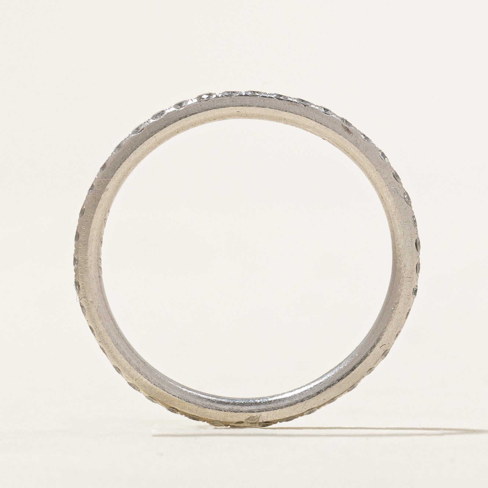 'Harry Winston' Micropave Diamond Eternity Band | 0.22ctw | SZ 3.75 |