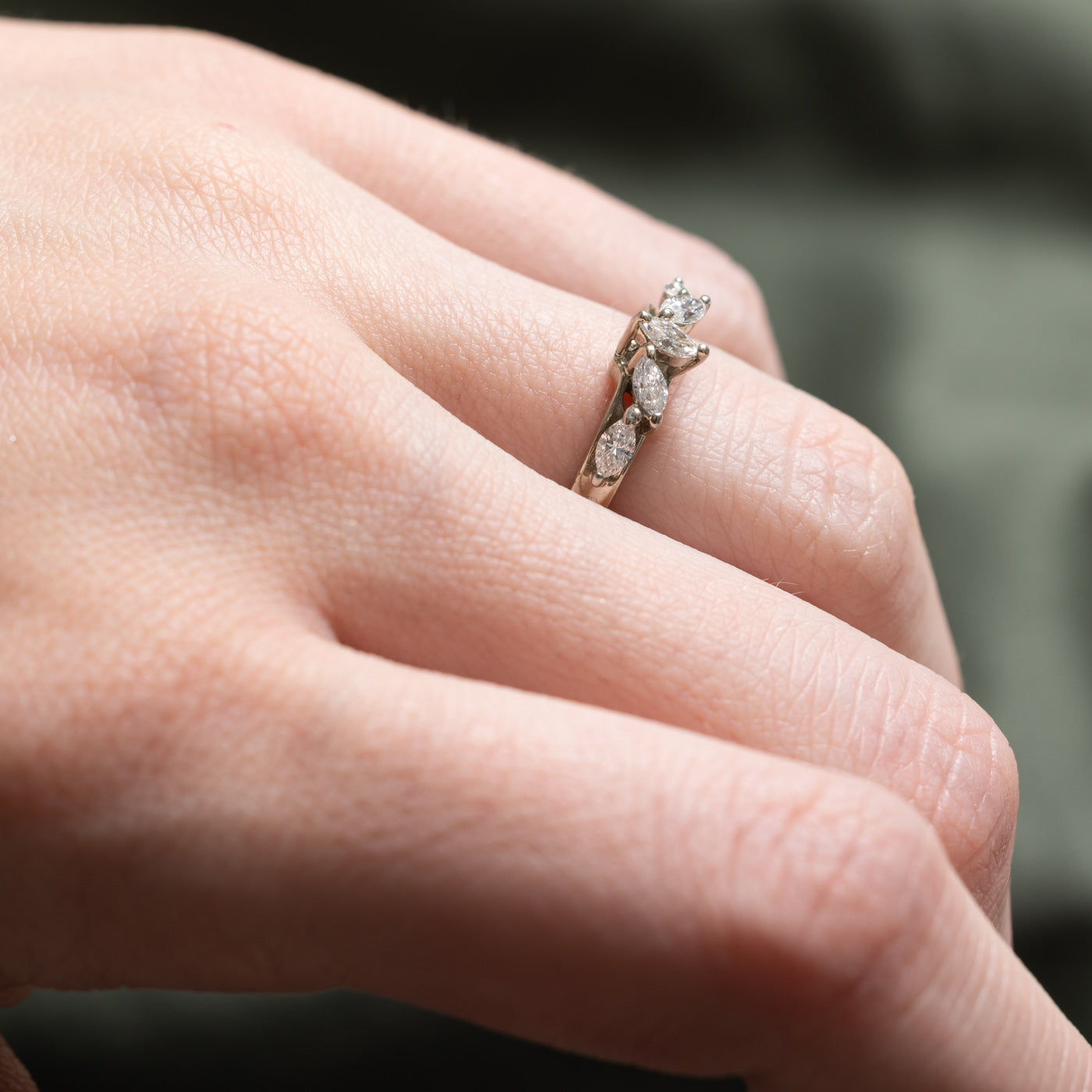 Five Stone Marquise Cut Diamond Ring | 0.60ctw | SZ 4.5