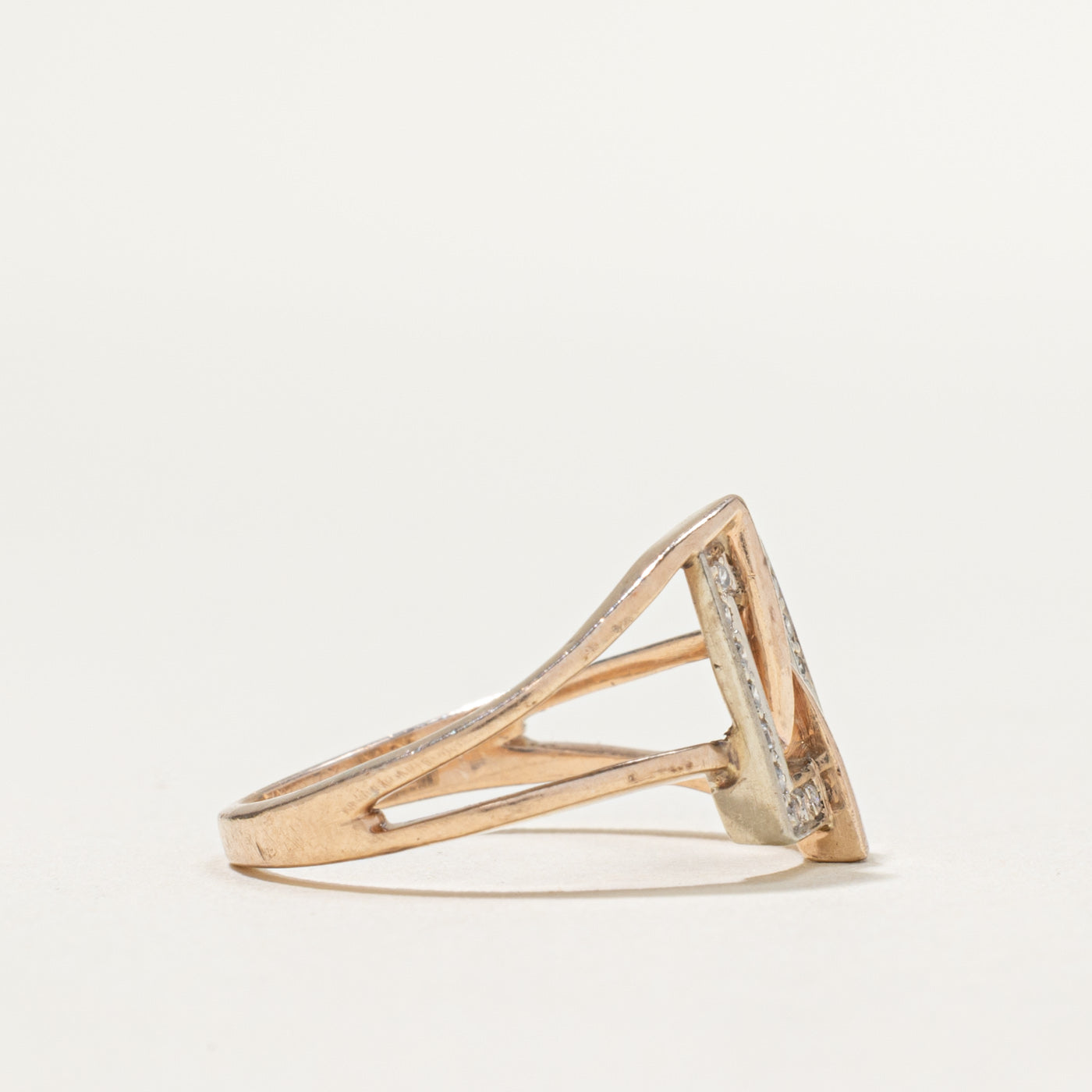 Geometric Diamond Ring | 0.14ctw | SZ 6.75