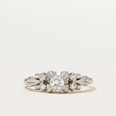 Illusion Set Diamond Engagement Ring | 0.28ctw | SZ 5.5