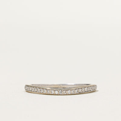 Semi Eternity Diamond Contour Band | 0.13ctw | SZ 5.5