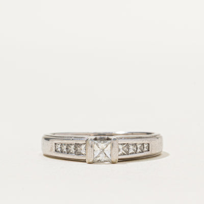 Princess Cut Diamond Engagement Ring | 0.72ctw | SZ 7.5