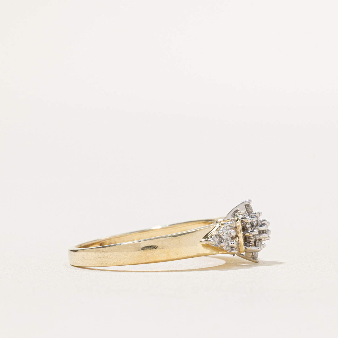 Multi Cut Cluster Diamond Ring | 0.45ctw | SZ 7.25