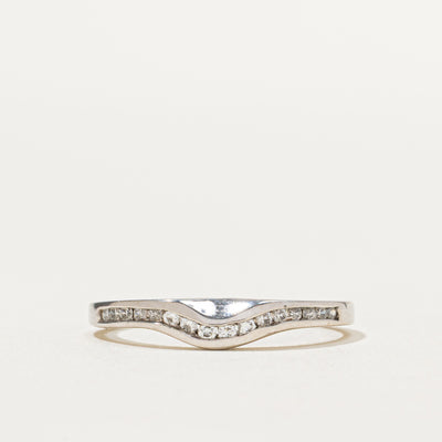 Semi Eternity Diamond Contour Band | 0.19ctw | SZ 7