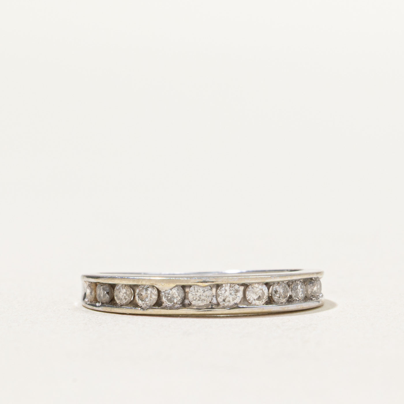 Semi Eternity Channel Set Diamond Band | 0.24ctw | SZ 4