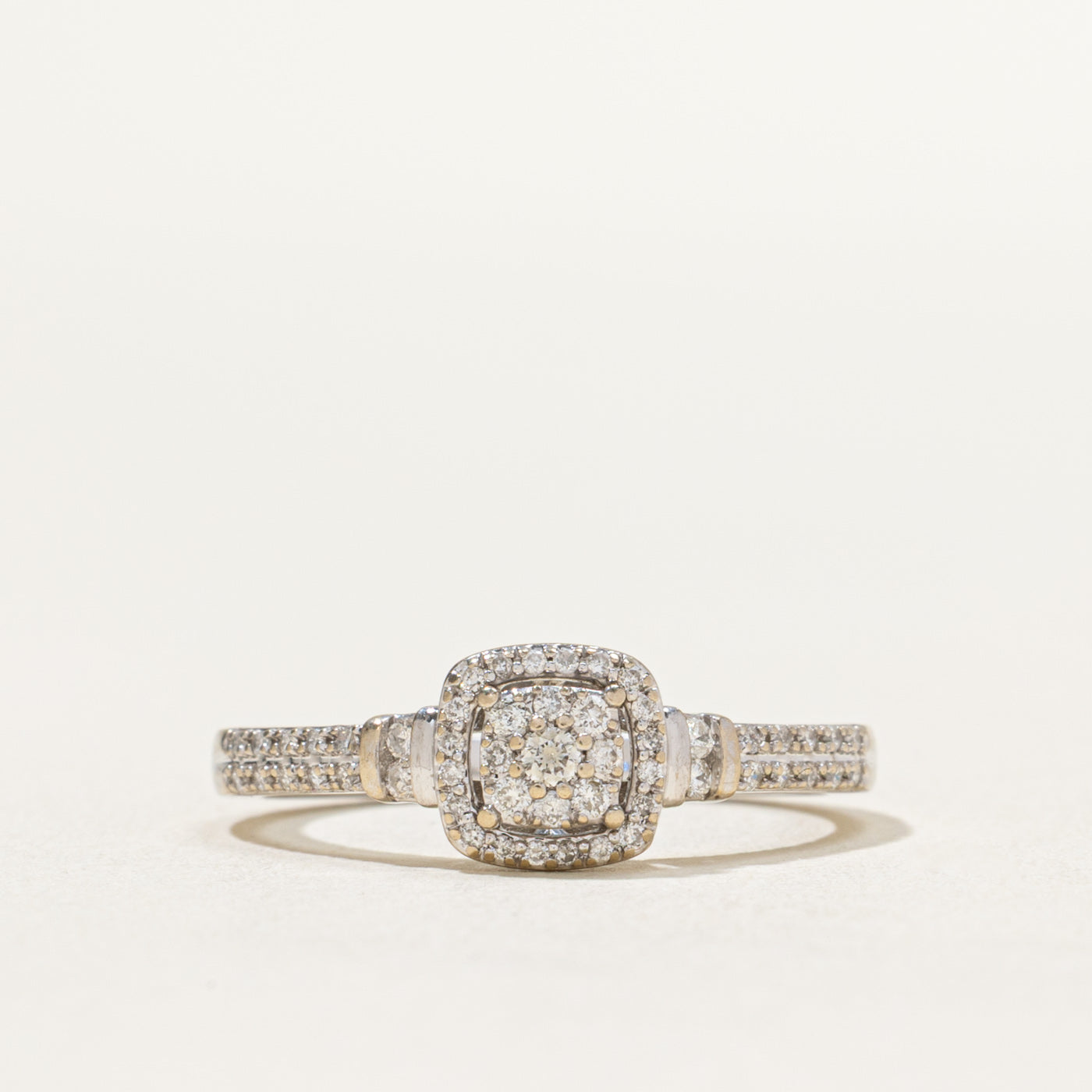Halo Diamond Cluster Ring | 0.21ctw | SZ 7