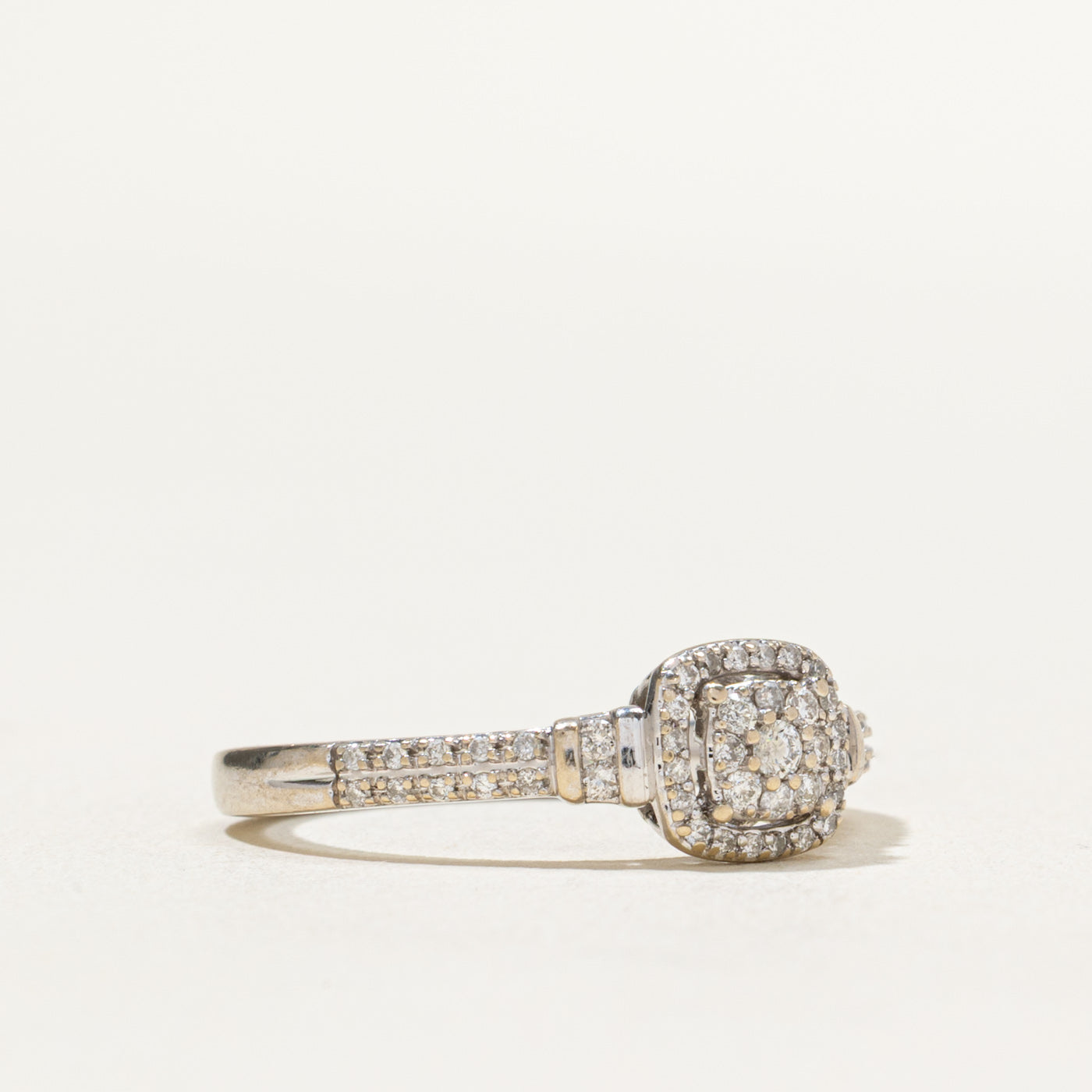 Halo Diamond Cluster Ring | 0.21ctw | SZ 7