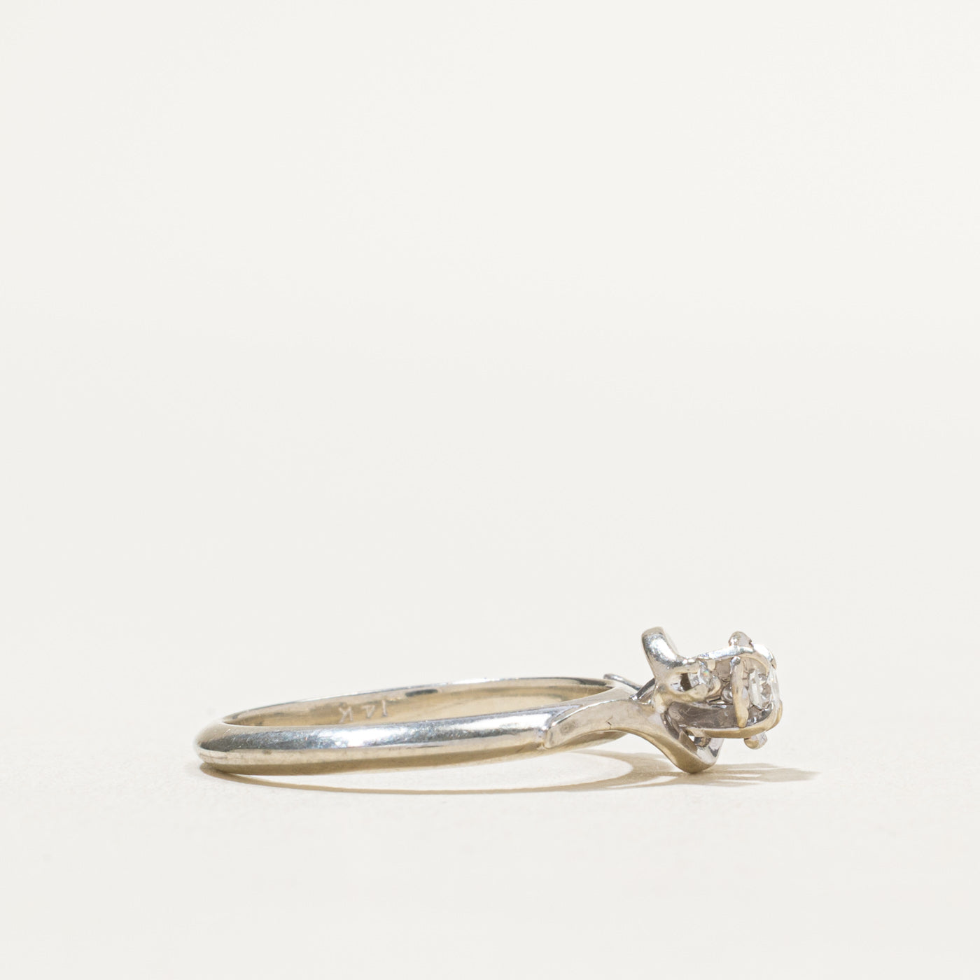 'Birks' Illusion Set Diamond Ring | 0.12ctw | SZ 5.5