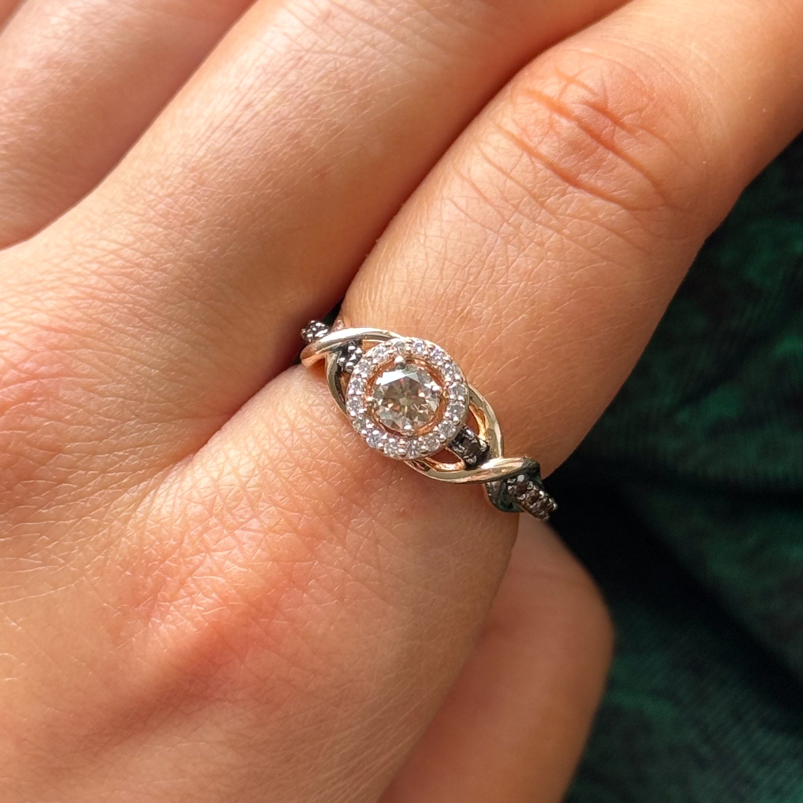 'Le Vian' Brown Diamond Engagement Ring | 0.60ctw | SZ 6.75 |