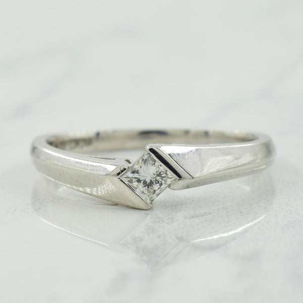Solitaire Diamond Ring | 0.12ct | SZ 4.75 |