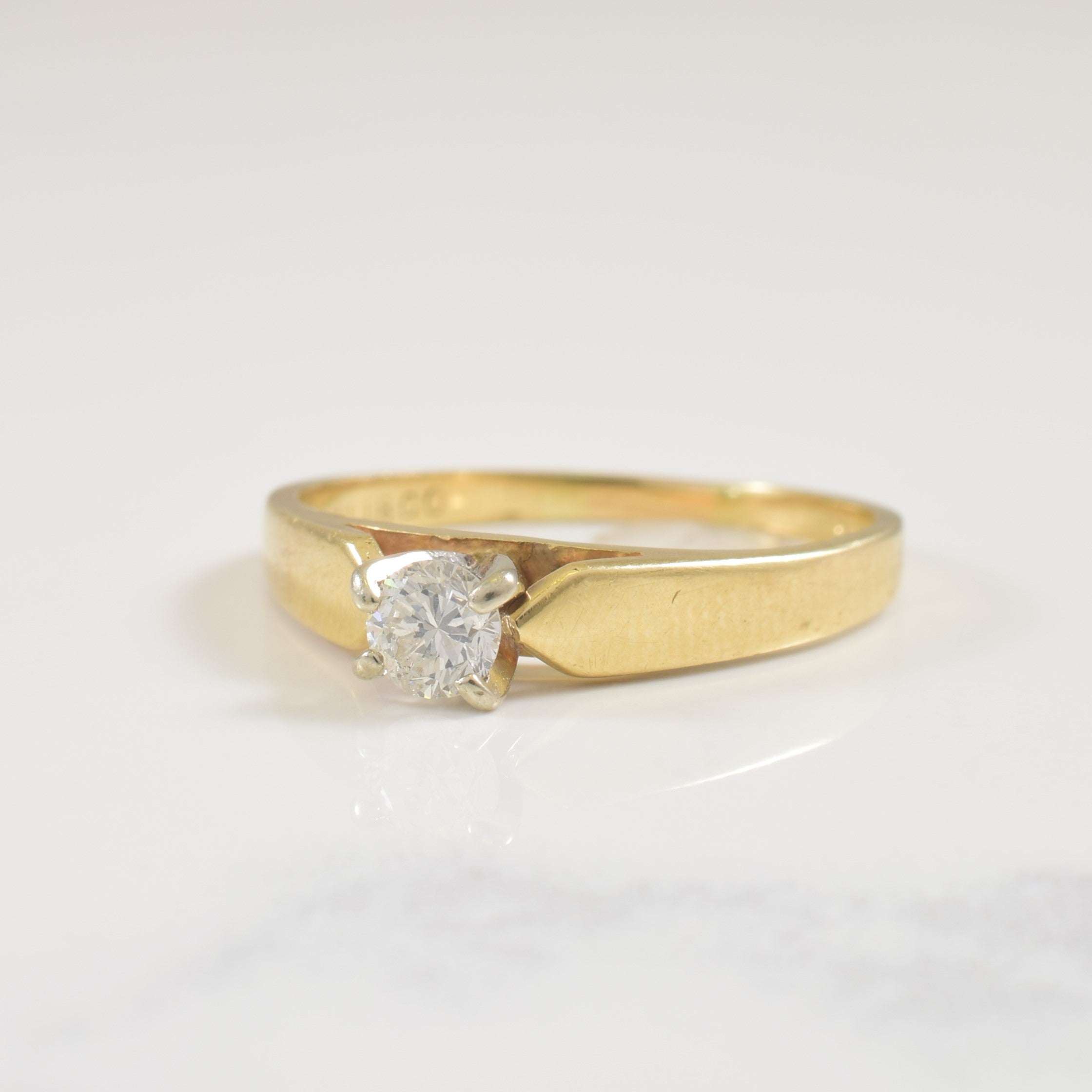 Diamond Cathedral Ring | 0.22ct | SZ 6.75 |