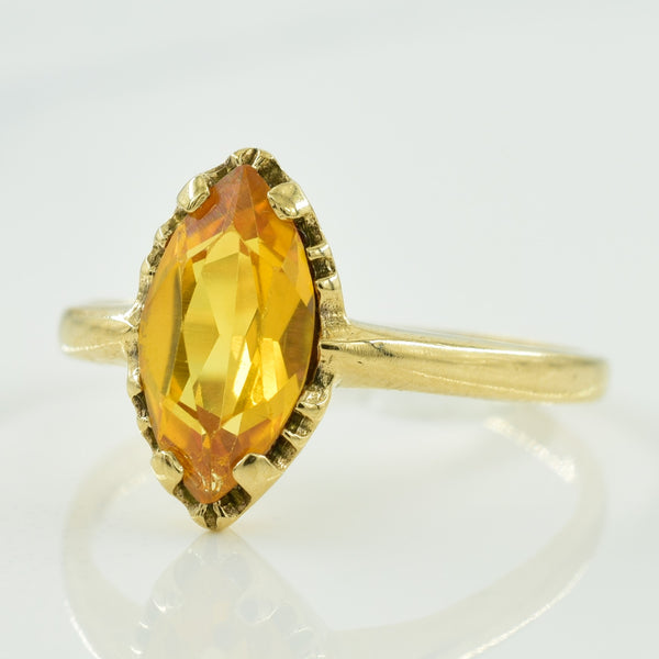 Synthetic Yellow Sapphire Ring | 1.00ct | SZ 5.25 |