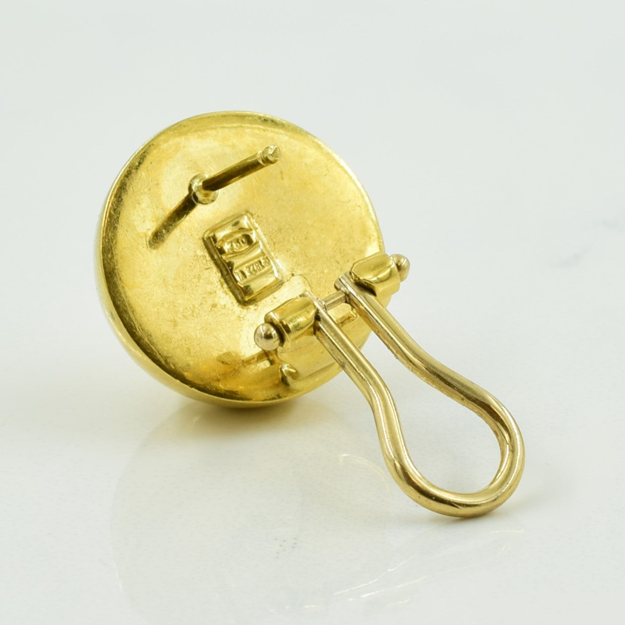 18k Yellow Gold Stud Earrings