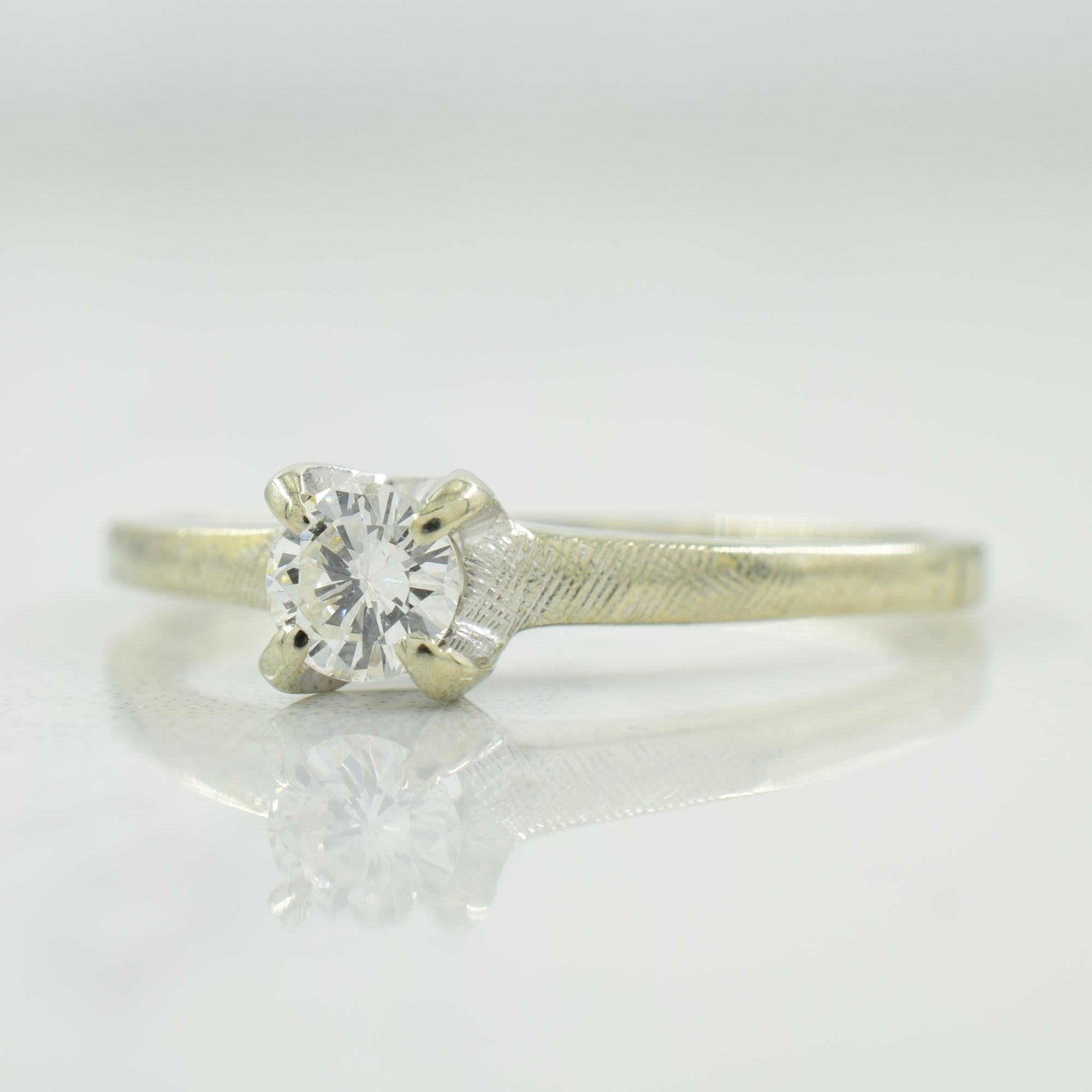 Solitaire Diamond Ring | 0.23ct | SZ 7.75 |