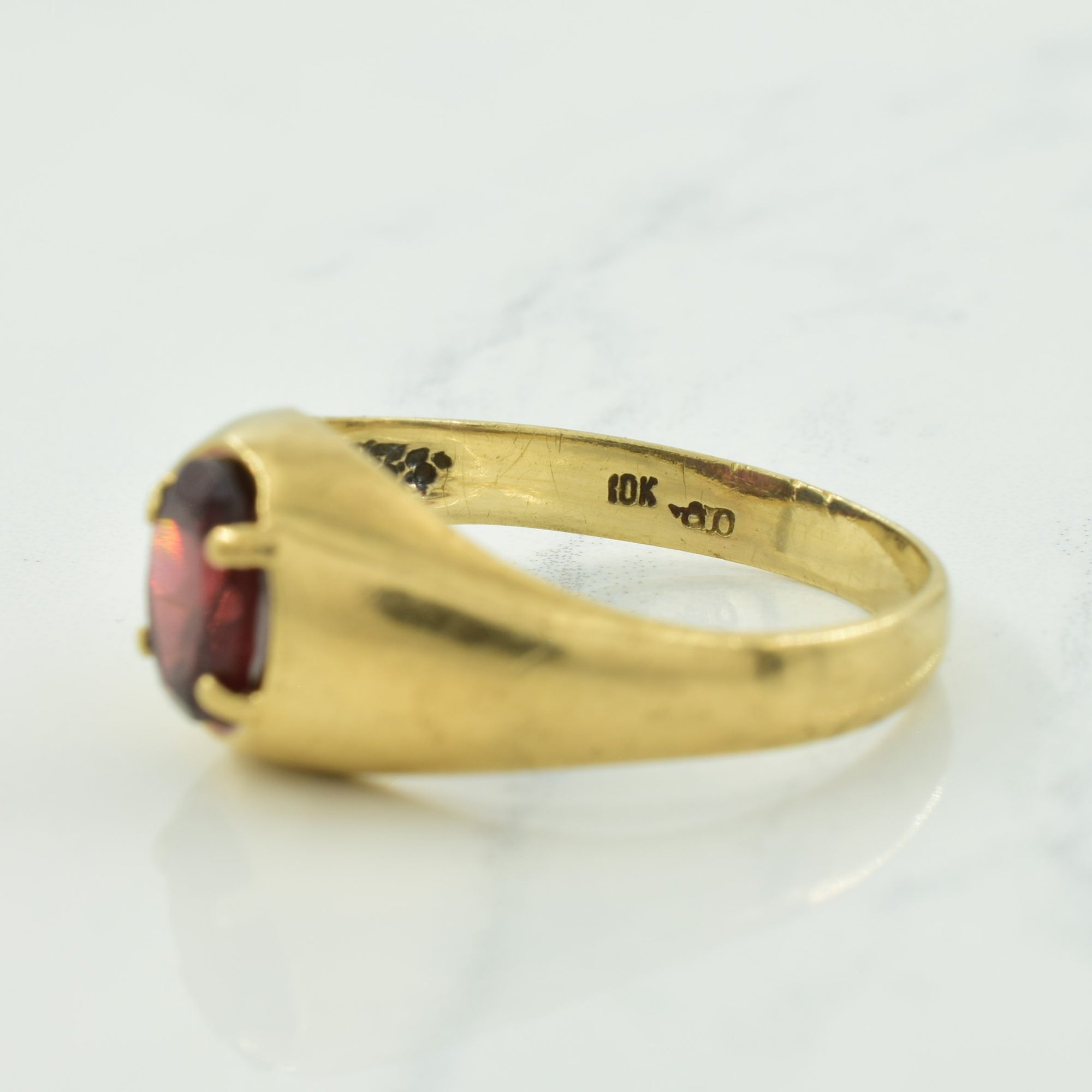Single Stone Garnet Ring | 1.50ct | SZ 10 |