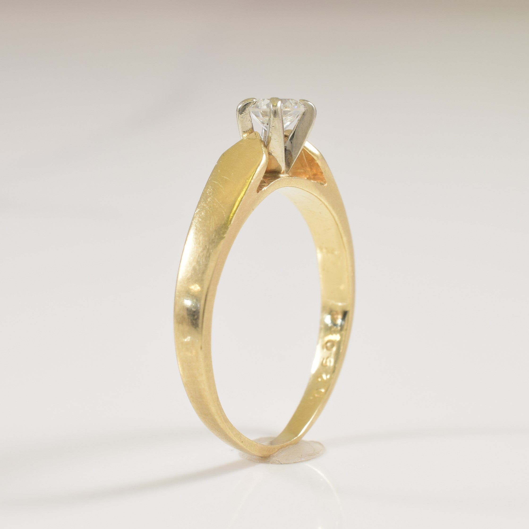 Diamond Cathedral Ring | 0.22ct | SZ 6.75 |
