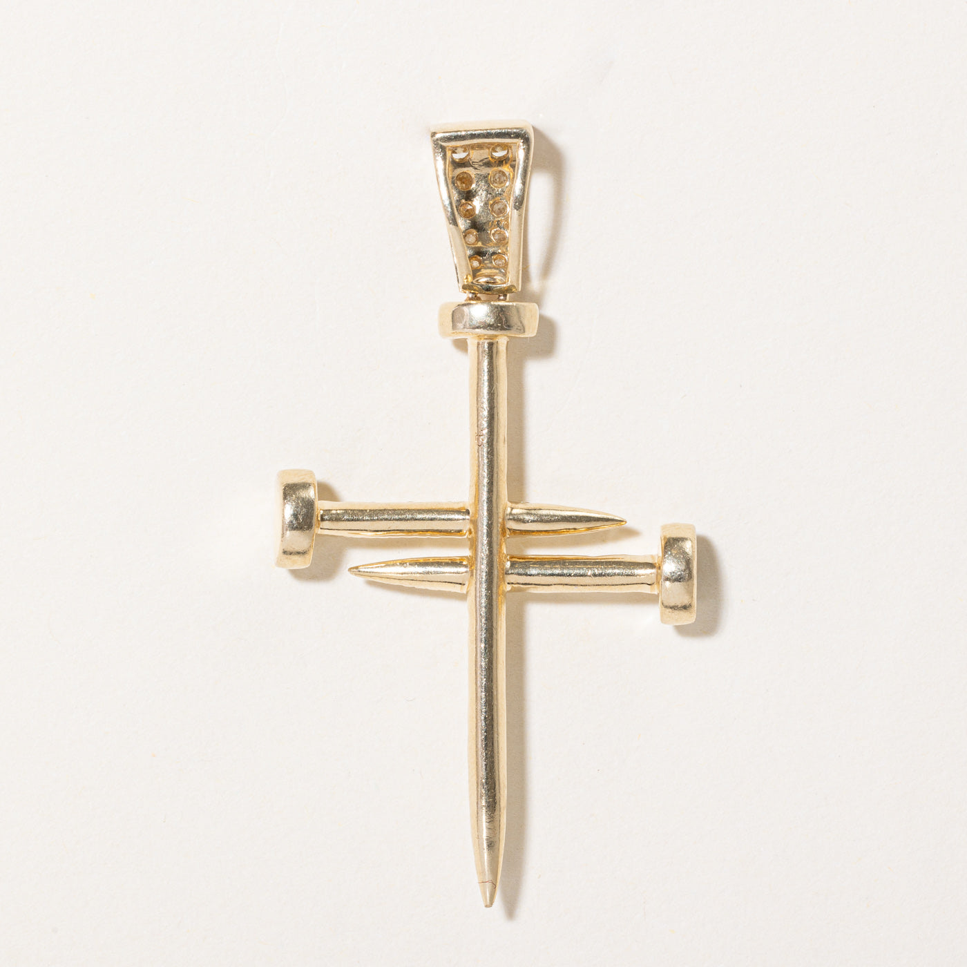 Diamond Nails Cross Pendant | 1.50ctw |