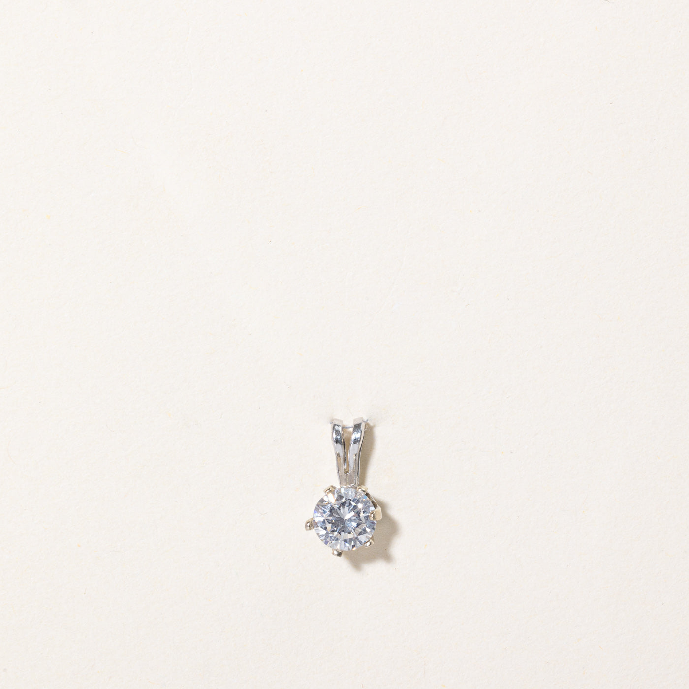 Solitaire Diamond Pendant | 0.68ct |