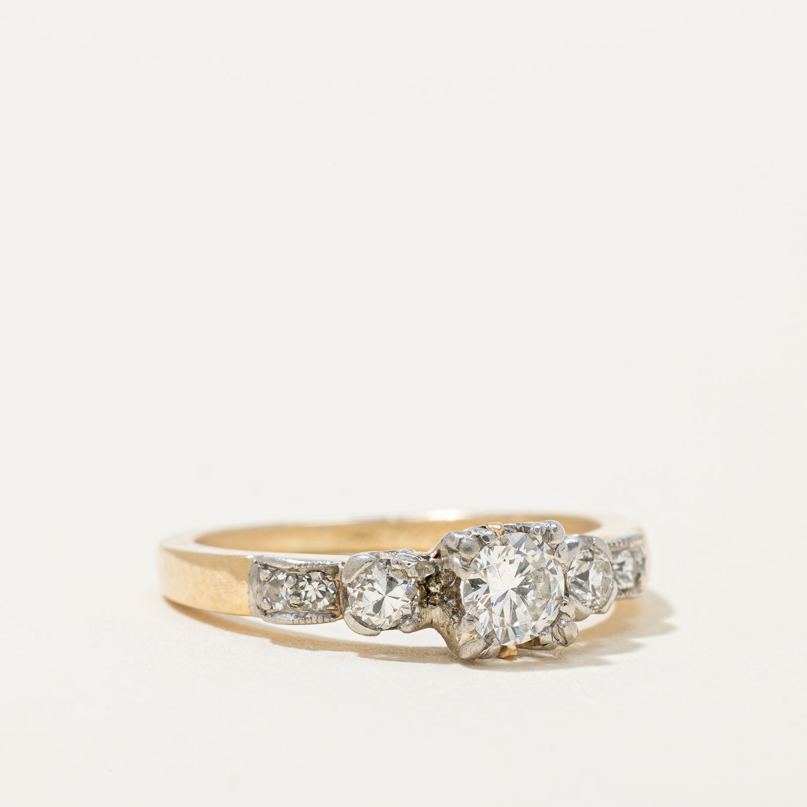 Vintage Diamond Ring | 0.36ctw | SZ 4 |