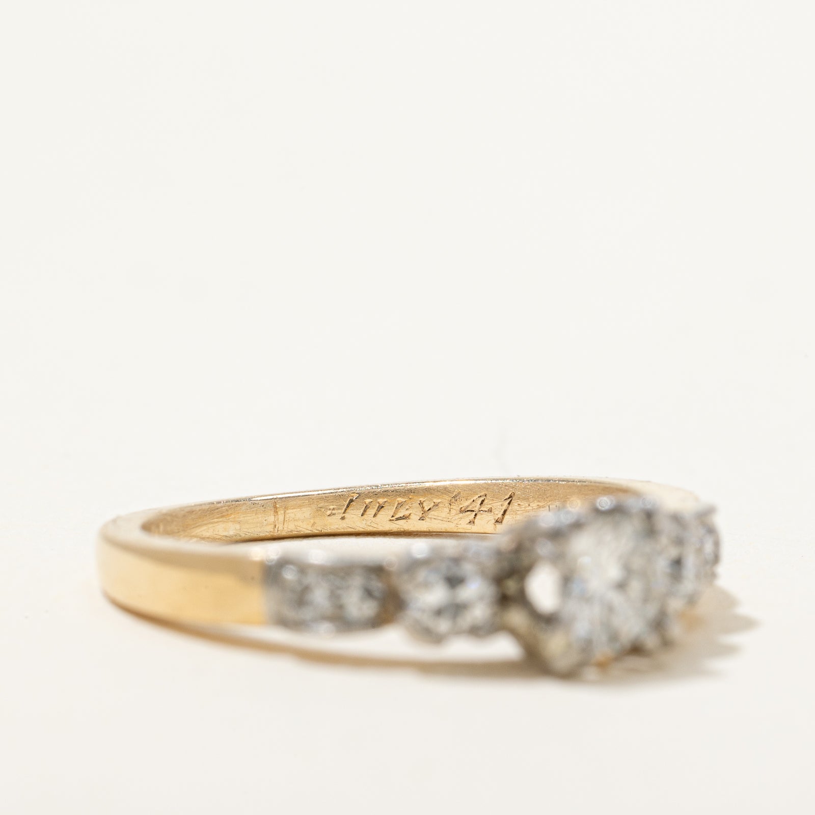 Vintage Diamond Ring | 0.36ctw | SZ 4 |
