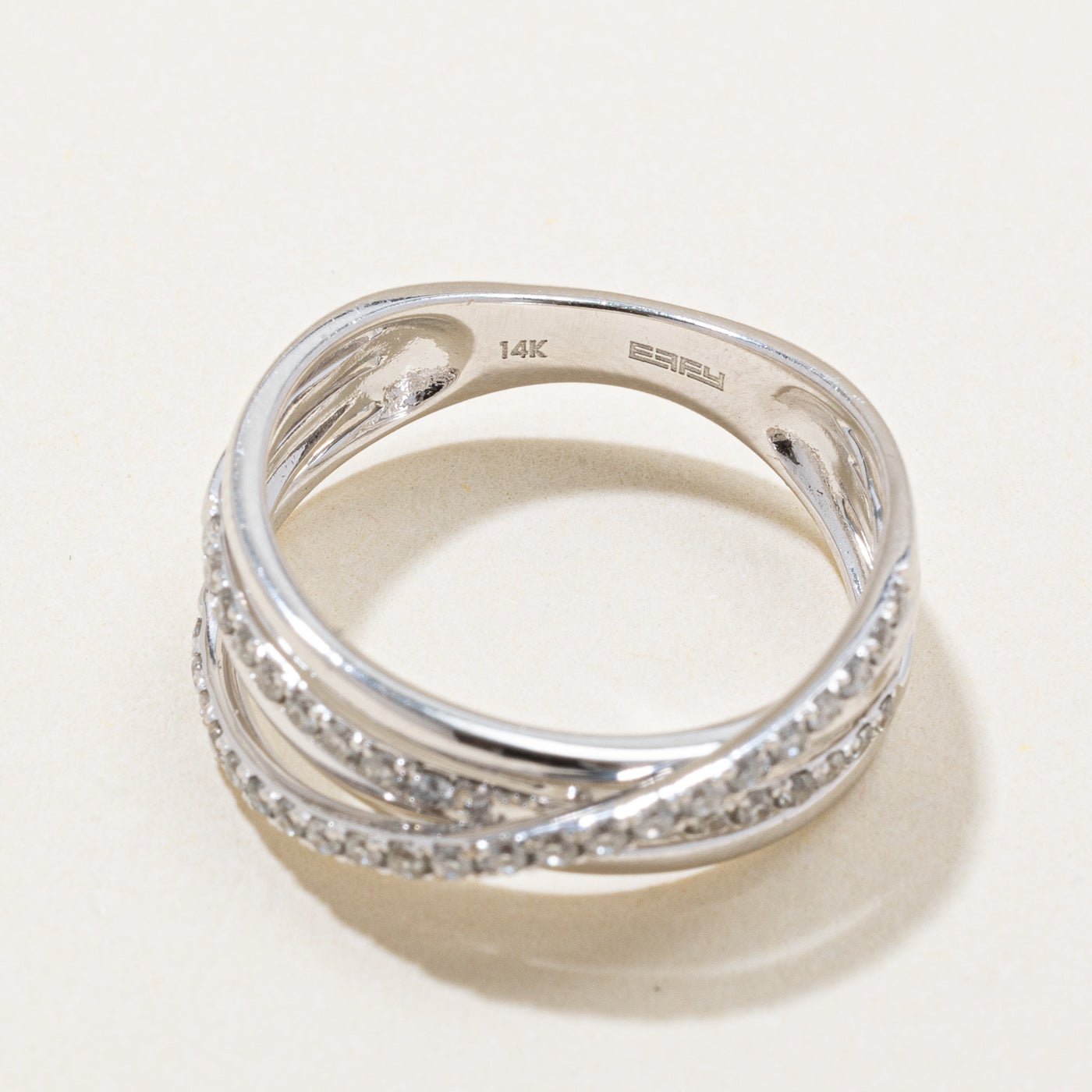 'Effy' Diamond Waterfall Ring | 0.20ctw | SZ 5.5 |