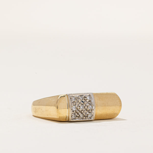 Diamond Cocktail Ring | 0.09ctw | SZ 6.25 |