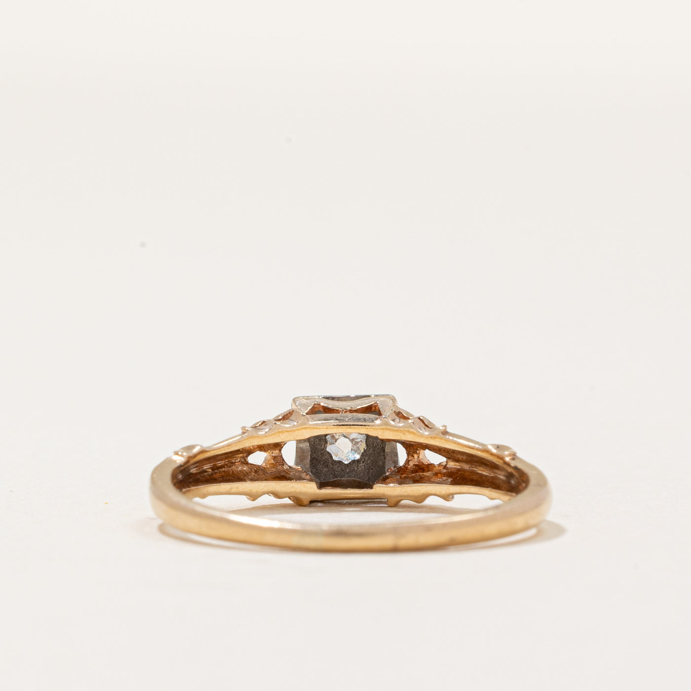 Bague Illusion Ste Diamant | 0,07 ct | Taille 6 | 