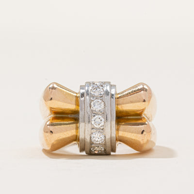 Diamond Bow Ring | 0.30ctw | SZ 6.5 |