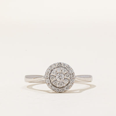 Diamond Cluster Ring | 0.28ctw | SZ 12 |
