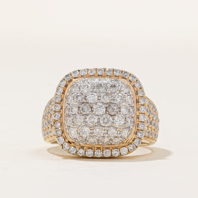 Pave Set Diamond Ring | 1.93ctw | SZ 8.25 |