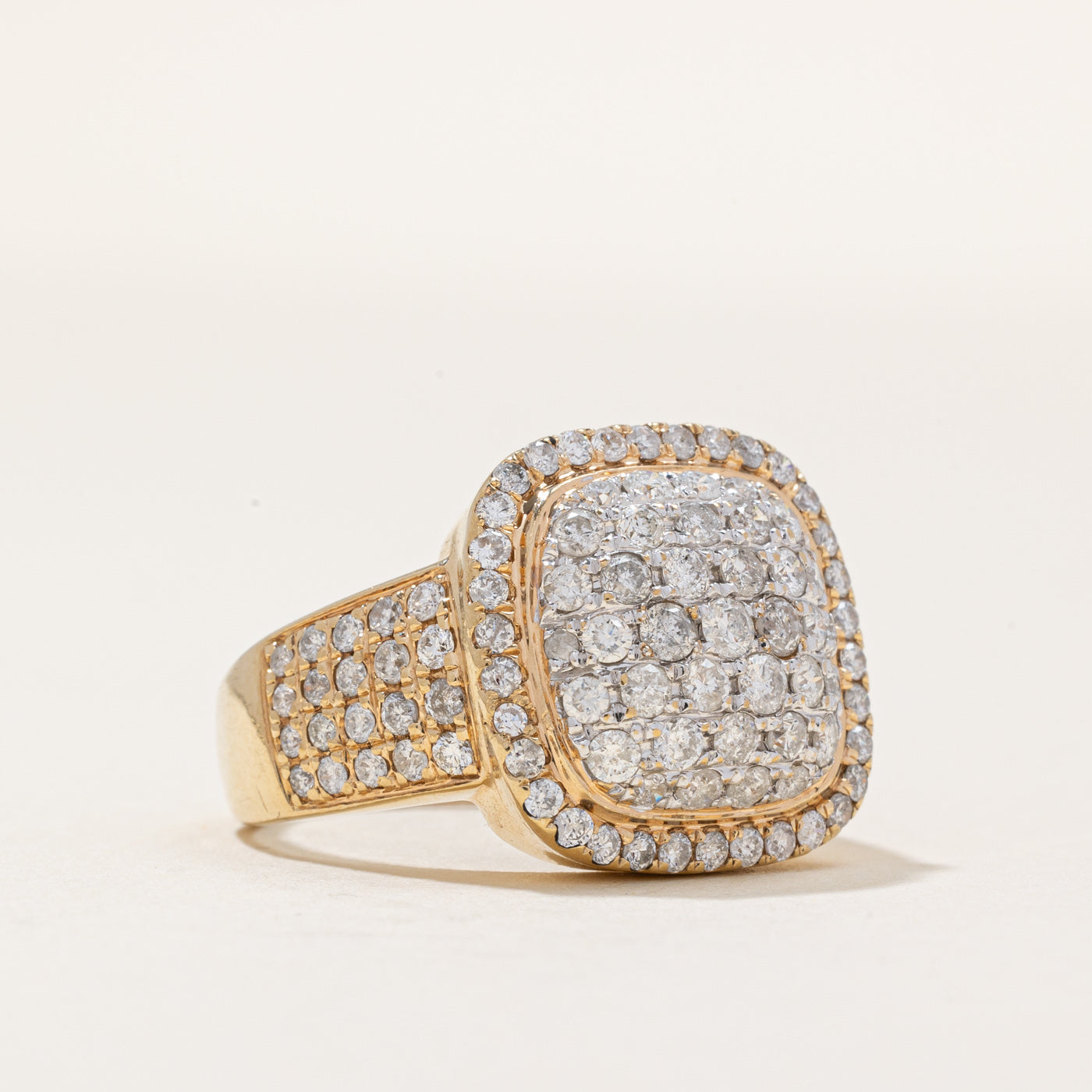 Pave Set Diamond Ring | 1.93ctw | SZ 8.25 |