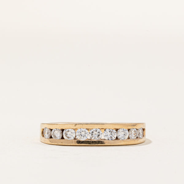 Channel Set Diamond Ring | 0.45ctw | SZ 6.5 |