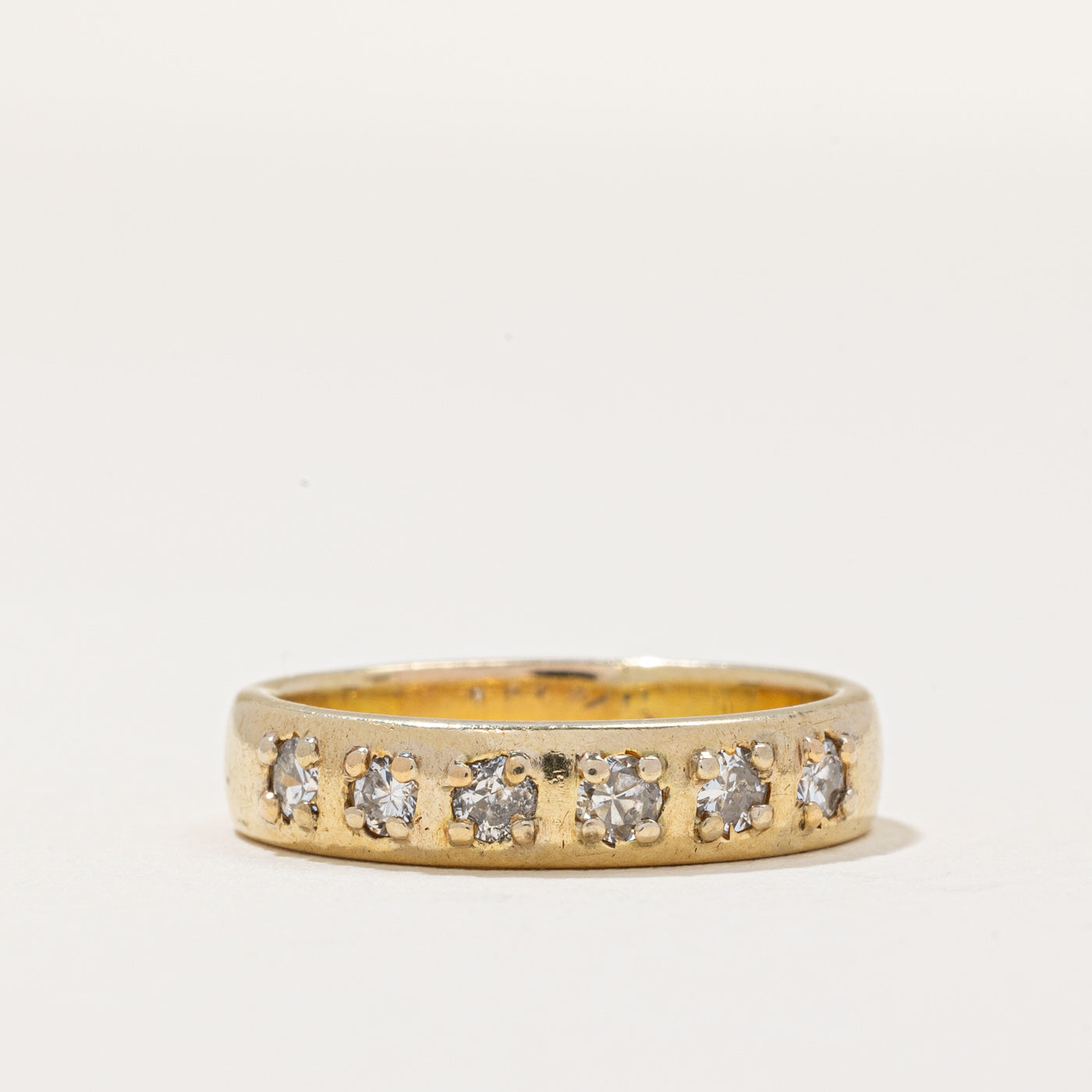 Flush Set Diamond Ring | 0.42ctw | SZ 6.75 |