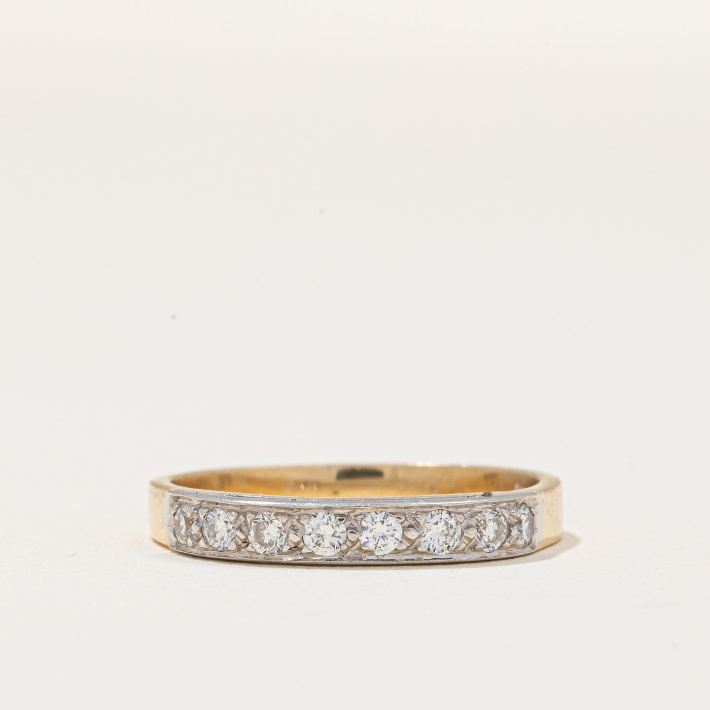 Bague sertie de diamants à fleur | 0,24 ct | Taille 5,25 | 