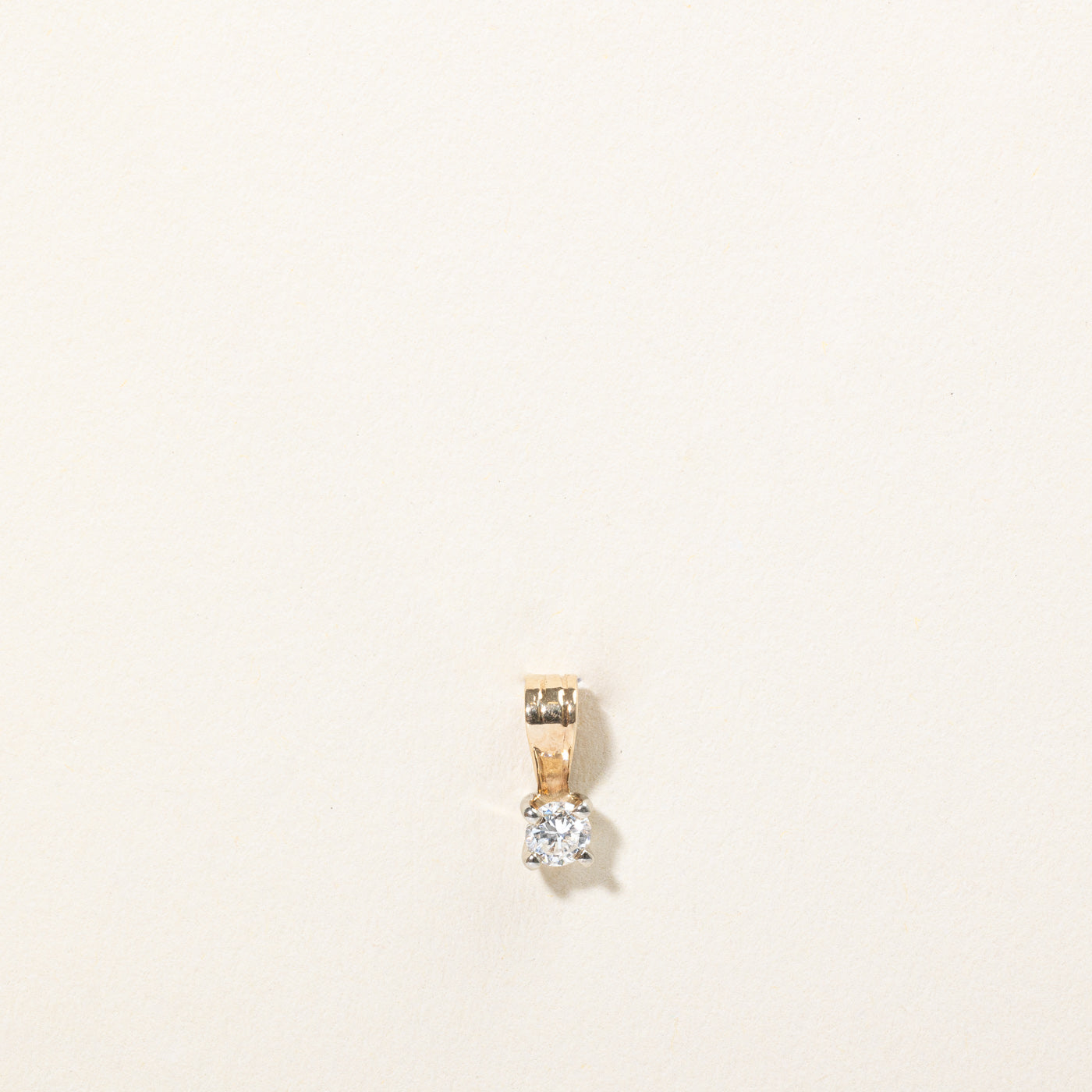Solitaire Diamond Pendant | 0.18ct SI2 J |