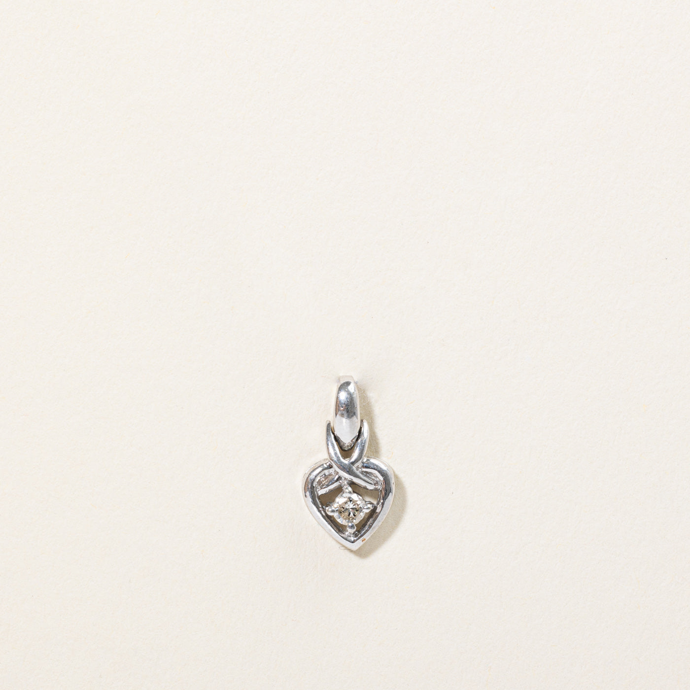 Diamond Heart Pendant | 0.08ct |