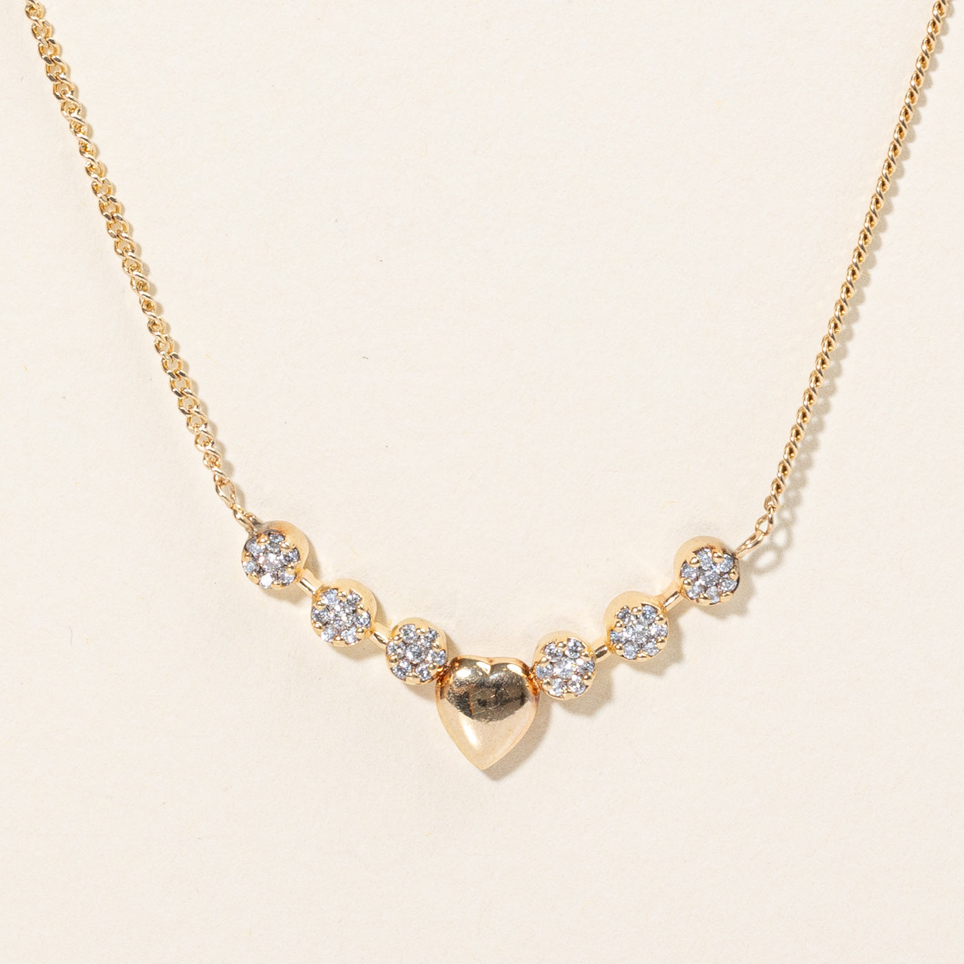 Diamond Heart Pendant Necklace | 0.48ctw | 20" |