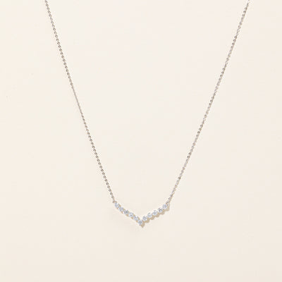 Diamond Scoop Necklace | 0.77ctw | 16