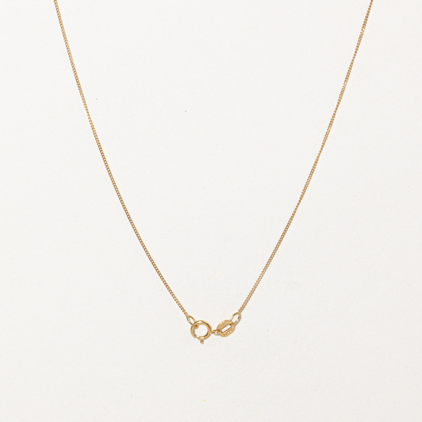 Diamond Pear Shaped Pendant Necklace | 0.10ct | 18" |