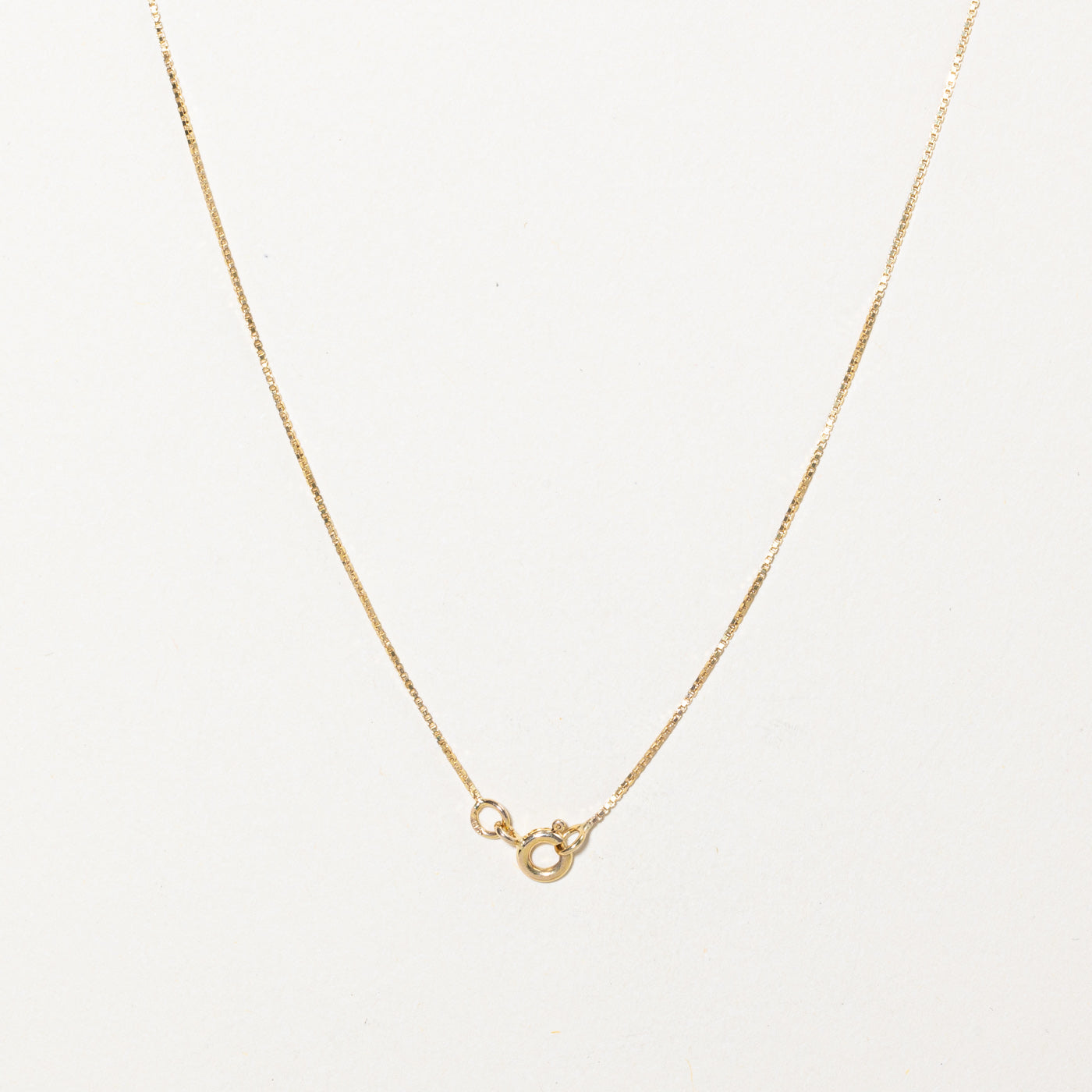 Collier serti clos de diamants | 0,15 ct | 45,7 cm | 