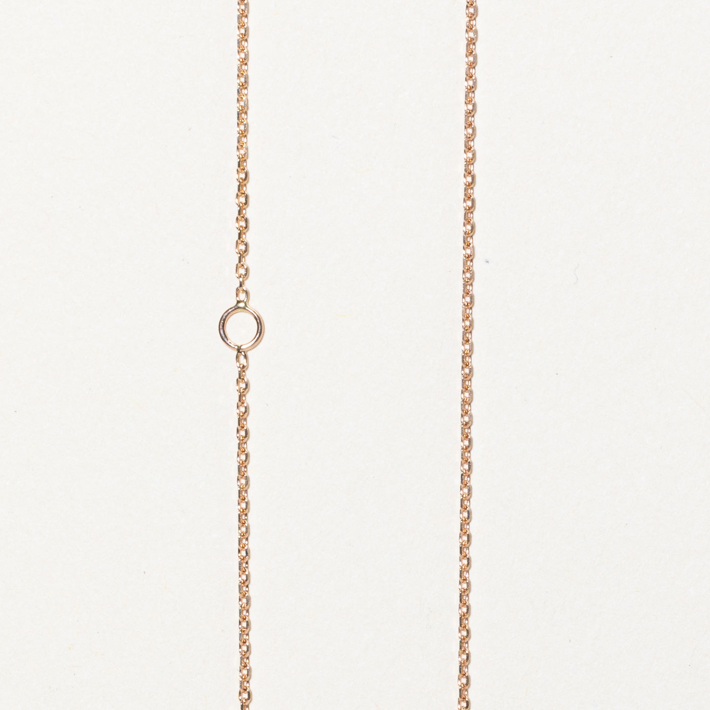 Collier pendentif goutte en diamant | 0,17 ct | 45,7 cm | 