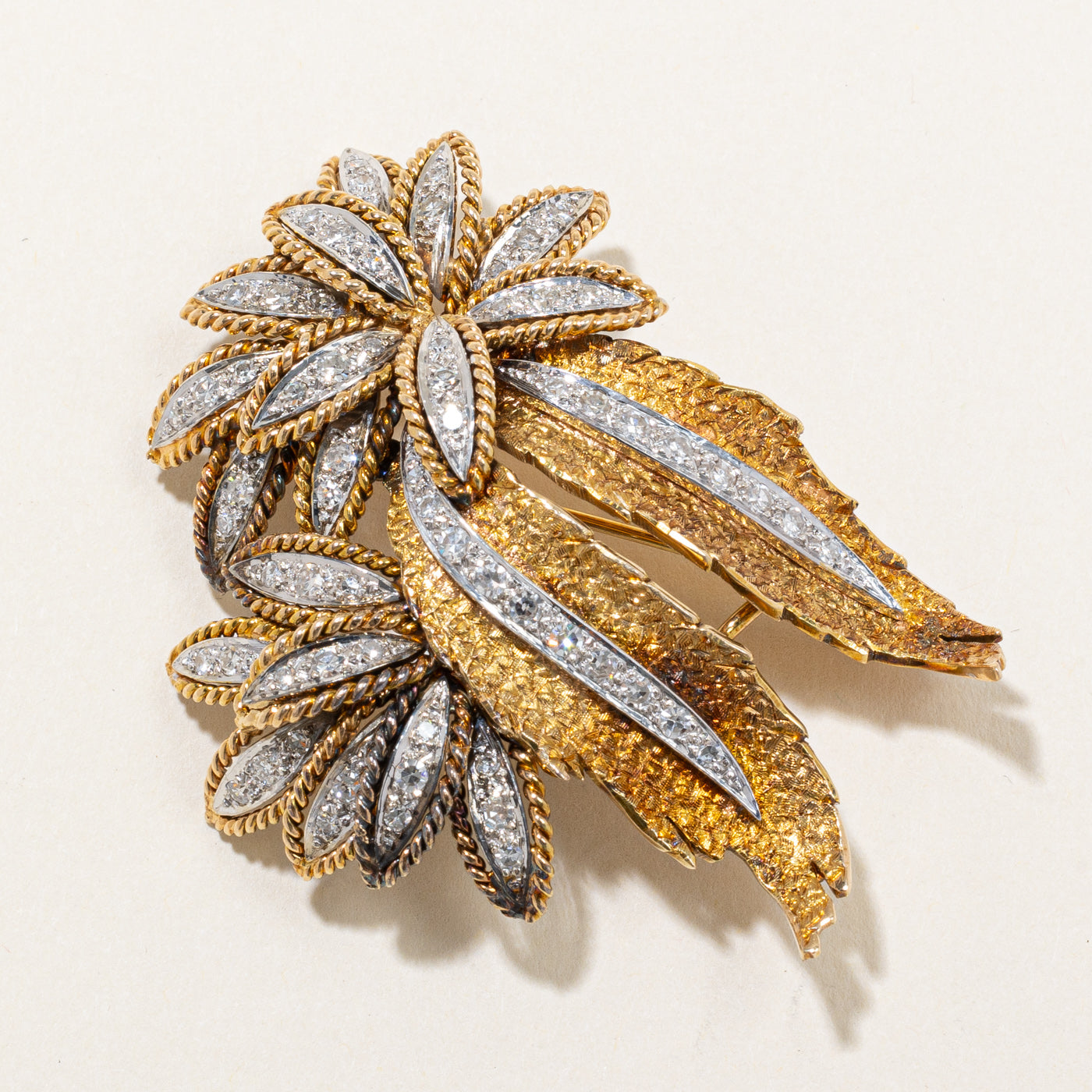 Diamond Ornate Brooch | 1.50ctw |