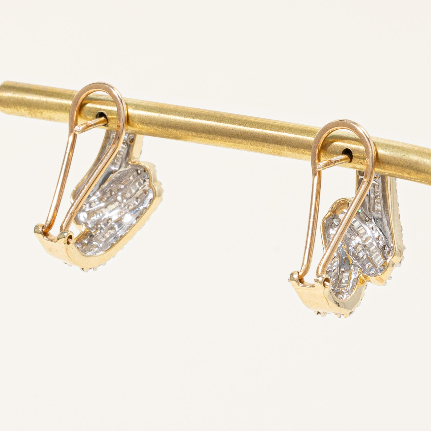 Diamond Cluster Earrings | 0.88ctw |